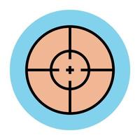 Trendy Shooting Target vector