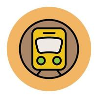 Trendy Train Concepts vector
