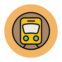 Trendy Train Concepts vector