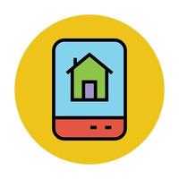 Trendy Property App vector