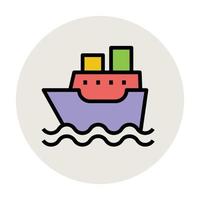 Trendy Boat Concepts vector