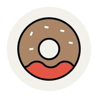 Trendy Donut Concepts vector