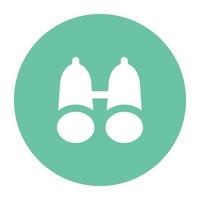 Trendy Binoculars Concepts vector