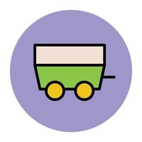 Trendy Cart Concepts vector