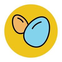 Trendy Eggs Concepts vector