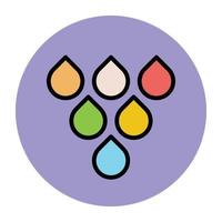 Trendy Petals Concepts vector