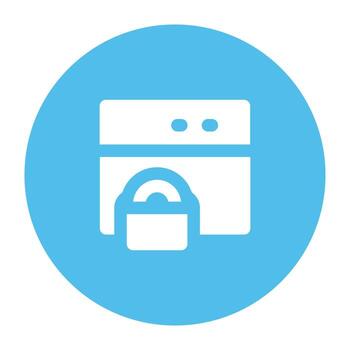 sitio web seguro de moda vector