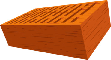 Brick for wall construction clipart illustration png