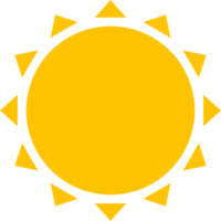 zon pictogram set clipart ontwerp illustratie png