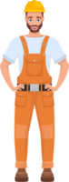 ilustração de design de clipart de trabalhador homem png