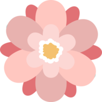 ilustração de design de clipart de flores lindas png