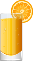verre de jus de fruits frais clipart design illustration png
