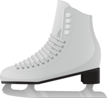 Ice and roller skates clipart design illustration png