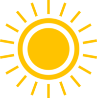 soleil icône ensemble clipart conception illustration png