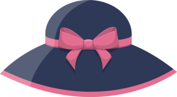 illustrazione di progettazione clipart cappello retrò donna png