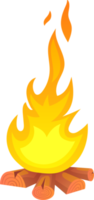 Nockenfeuer-Clipart-Designillustration png