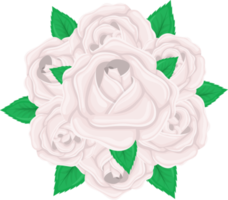 bouquet de roses clipart conception illustration png