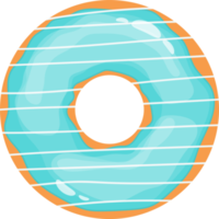 köstliche Donut-Set-Clipart-Design-Illustration png