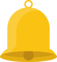 Golden bell clipart design illustration png