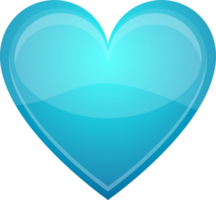 illustration de conception clipart coeur brillant png