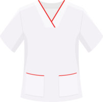 illustration de conception de clipart de vêtements médicaux png