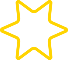 ilustração de design de clipart de estrelas douradas png