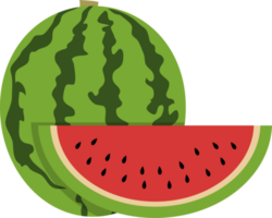 sandía fruta clipart diseño ilustración png