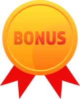 Bonus icon clipart design illustration png