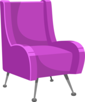 Beautiful arm chair clipart design illustration png