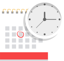 Calendar icon clipart design illustration png