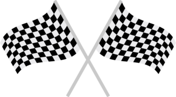 ilustração de design de clipart de bandeira de corrida png