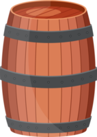 Ilustración de diseño de imágenes prediseñadas de barril de vino