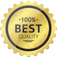 Premium quality golden emblem clipart design illustration png