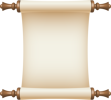 Paper scroll clipart design illustration png