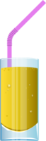 verre de jus de fruits frais clipart design illustration png