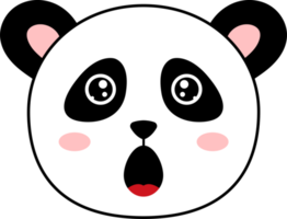 Pandabär-Clipart-Design-Illustration png