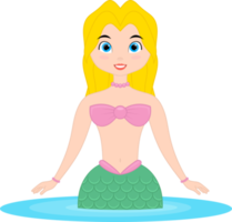 Mermaid clipart design illustration png