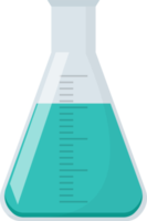 Laboratory chemical flask clipart design illustration