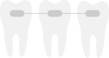 Braces clipart design illustration png