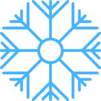 ilustração de design de clipart de flocos de neve png