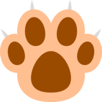 Cat paw clipart design illustration png