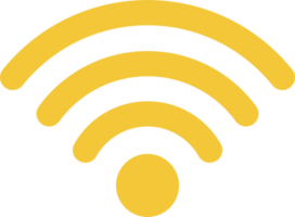 Internet wifi icon clipart design illustration png