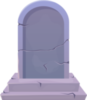 Grave stone clipart design illustration png