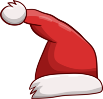 chapeau de père noël clipart conception illustration png