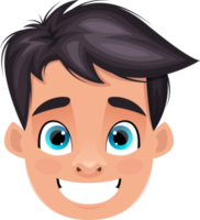 Little kid face expression clipart design illustration png