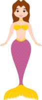 Mermaid clipart design illustration png