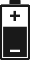 ilustração de design de clipart de ícone plano de bateria png