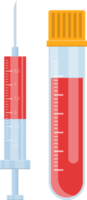 Blood test clipart design illustration png