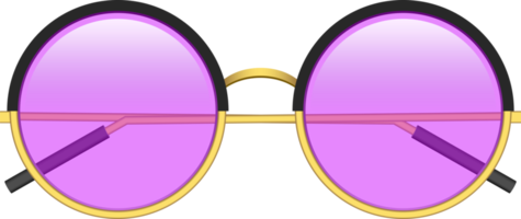 Ilustración de diseño de imágenes prediseñadas de gafas de sol hipster png