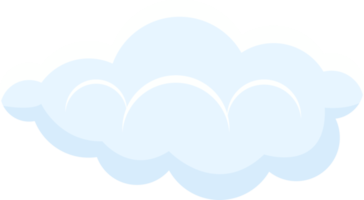 illustration de conception clipart nuage blanc png